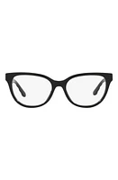 Tory Burch 53mm Oval Optical Glasses in Black at Nordstrom