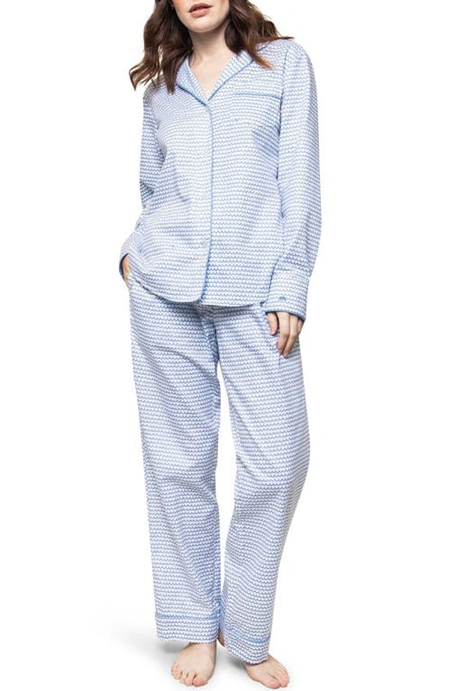 Petite Plume La Mer Pajamas in Blue at Nordstrom, Size Small