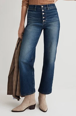 Madewell The Perfect Vintage High Waist Wide Leg Jeans Clemens Wash at Nordstrom,