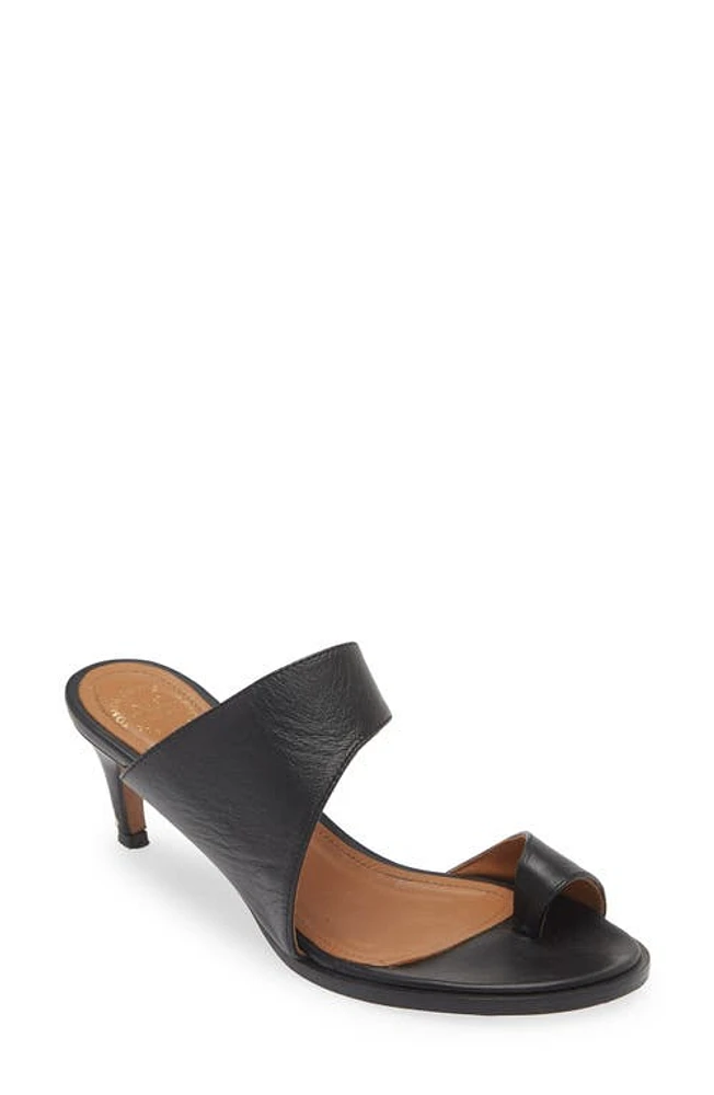 ATP ATELIER Trivento Toe Loop Sandal Black at Nordstrom,