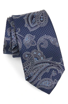 Nordstrom Gilligan Paisley Silk Tie in Navy at Nordstrom, Size Regular