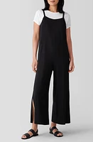 Eileen Fisher Jersey Ankle Jumpsuit Black at Nordstrom,