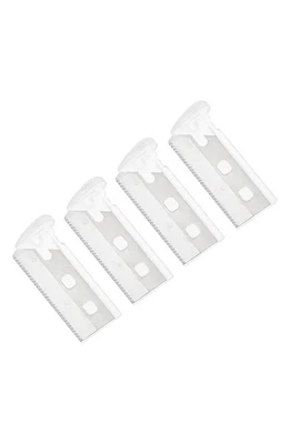 TWEEZERMAN 4-Pack Brow Razor Replacement Heads in Silver at Nordstrom