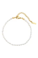 st. Moran Michel Freshwater Pearl Bracelet in White at Nordstrom