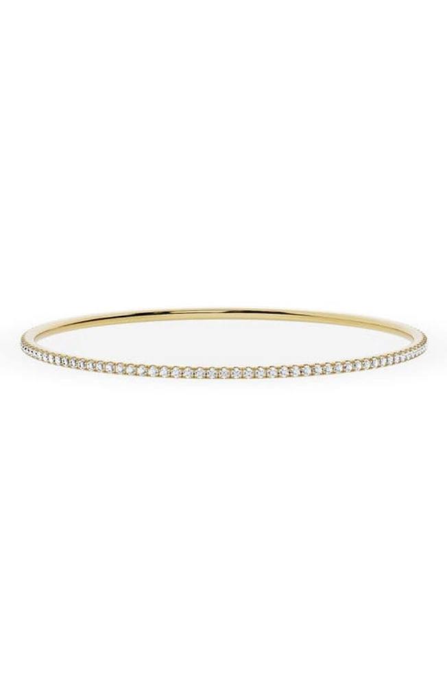 Jennifer Fisher 18K Gold Round Lab Created Diamond Tennis Bangle Bracelet in D2.50Ct - 18K Yellow Gold at Nordstrom, Size 7.25