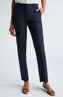 Michael Kors Collection Samantha Pintuck Pleat Crepe Sablé Ankle Pants at Nordstrom,