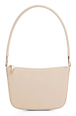 MANGO Slim Shoulder Bag in Off White at Nordstrom