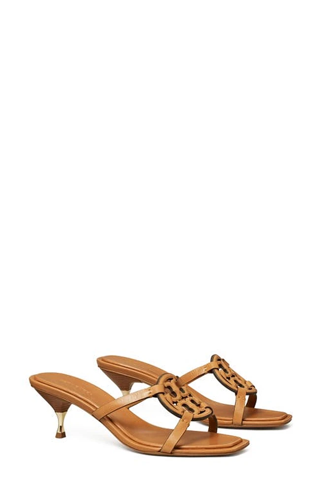 Tory Burch Miller Bombé Kitten Heel Sandal Caramel Corn at Nordstrom,