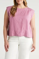 Madewell Bateau Neck Linen Top at Nordstrom,