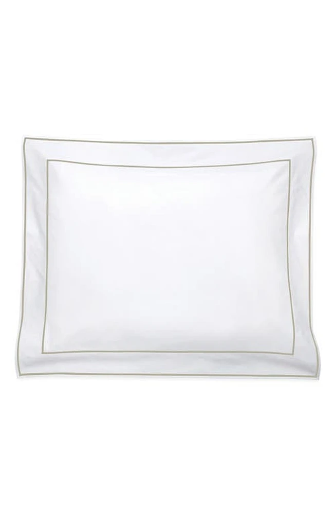 Matouk Ansonia Pillow Sham in White/Almond at Nordstrom