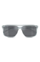 Prada 58mm Rectangular Sunglasses in Grey at Nordstrom