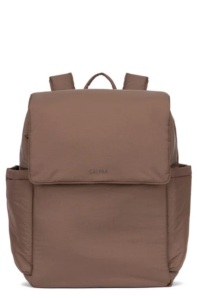 CALPAK Diaper Backpack with Laptop Sleeve in Hazelnut at Nordstrom