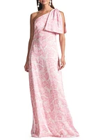 Sachin & Babi Chelsea One-Shoulder Gown Rouge Damask Rose at Nordstrom,