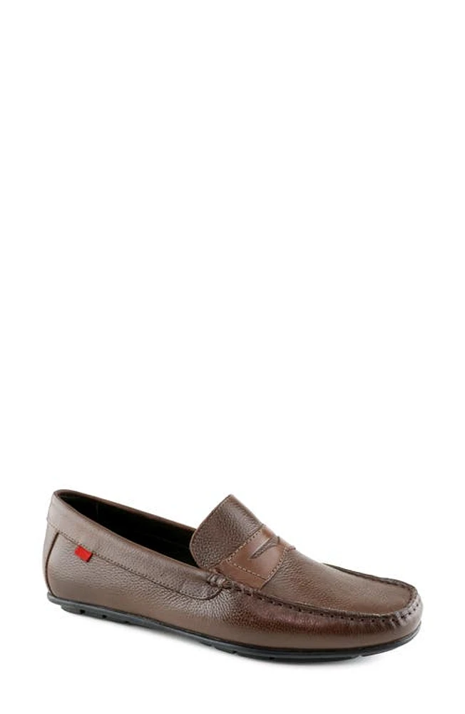 Marc Joseph New York Kids' Davidson Street Loafer in Brown Grainy at Nordstrom, Size 7