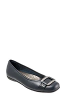 Trotters Sizzle Signature Flat - Multiple Widths Available Navy Blue Leather at Nordstrom,