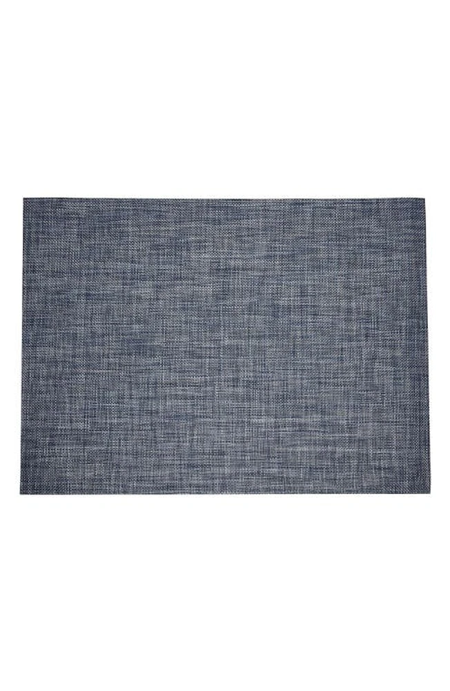 Chilewich Basketweave Indoor/Outdoor Floor Mat in Denim at Nordstrom