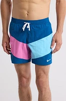 Nike Logo Vortex Volley 5-Inch Nylon Swim Trunks at Nordstrom,