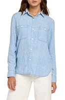 Faherty Chambray Button-Up Shirt at Nordstrom,