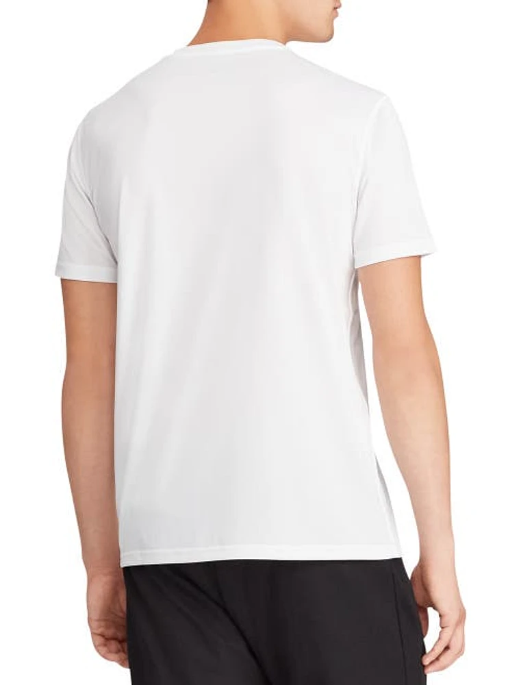 Polo Ralph Lauren Performance Tee in Pure White Black at Nordstrom, Size 5X Big