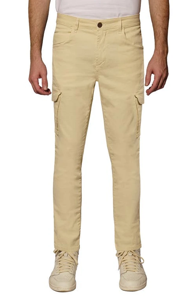 Monfrère Preston Slim Fit Cargo Jeans Sand at Nordstrom,