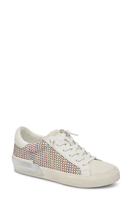 Dolce Vita Zina Pride Sneaker White Multi Raffia at Nordstrom,