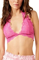 Free People Last Dance Lace Halter Bra at Nordstrom,