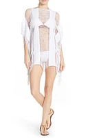 PQ SWIM Moniqu' Fringe Cover-Up Water Lily at Nordstrom,