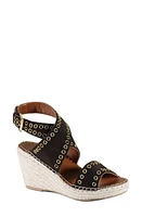 Diba True Gar Denia Wedge Sandal Brown at Nordstrom,