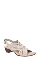 Bella Vita Seble Slingback Sandal Stone Suede Leather at Nordstrom,