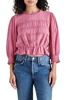 Steve Madden Geneva Lace Trim Cotton Top at Nordstrom,