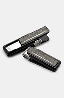 M-Clip Ultralight Money Clip in Black/Herringbone at Nordstrom