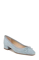 Veronica Beard Cecile Square Toe Pump Vista Blue at Nordstrom,