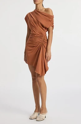 A. L.C. Poppy Ruched One-Shoulder Dress Sequoia at Nordstrom,