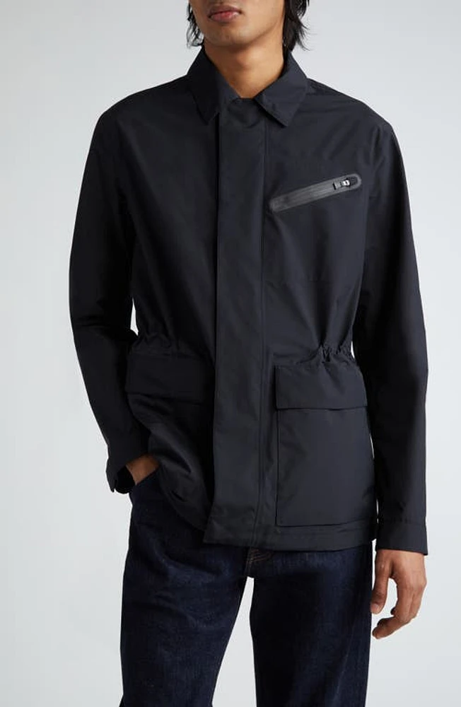 Herno Laminar Gore-Tex Water Resistant Shirt Jacket 9300 Black at Nordstrom, Us