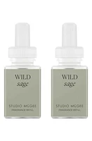 PURA x Studio McGee White Bergamot 2-Pack Diffuser Fragrance Refills in Wild Sage at Nordstrom