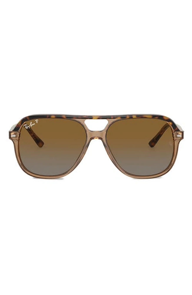 Ray-Ban Kids' Bill Junior 52mm Gradient Square Sunglasses in Brown Grad at Nordstrom