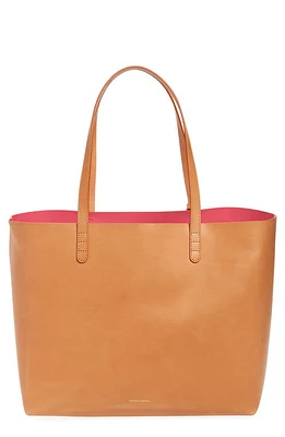 Mansur Gavriel Large Leather Tote in Cammello/Dolly at Nordstrom