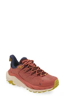 HOKA Kaha Low Gore-Tex Waterproof Sneaker Hot Sauce /Shifting Sand at Nordstrom,