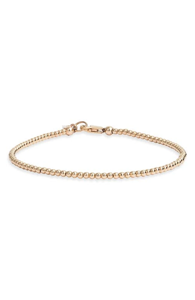 Set & Stones Leni Bead Bracelet in Gold at Nordstrom, Size 7