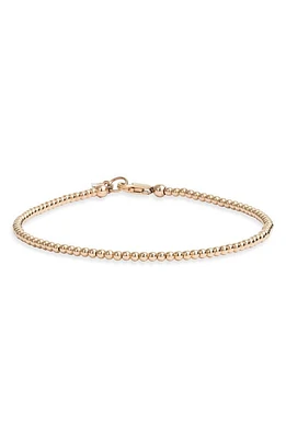 Set & Stones Leni Bead Bracelet in Gold at Nordstrom, Size 7