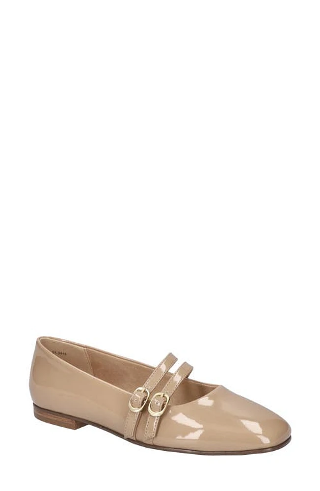 Bella Vita Davenport Double Strap Mary Jane Nude Patent at Nordstrom,