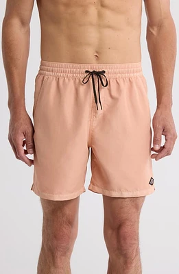 Billabong All Day Layback Swim Trunks Dusty Melon at Nordstrom,