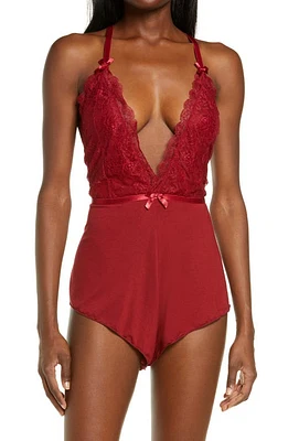 Oh La La Cheri Patrice Teddy in Rhubarb at Nordstrom, Size 3X