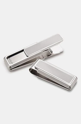 M-Clip Polished Border Money Clip in Silver at Nordstrom