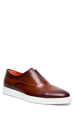 Santoni Money Oxford Sneaker Brown at Nordstrom,