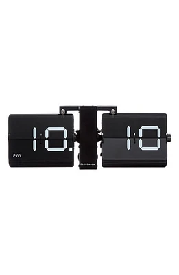 CLOUDNOLA Flipping Out Flip Digital Clock in Black On Black at Nordstrom