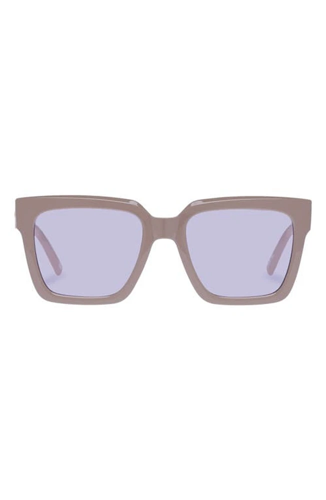 Le Specs Trampler 54mm Square Sunglasses in Putty at Nordstrom