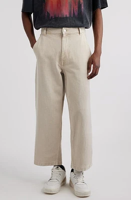 Isabel Marant Jorama Baggy Straight Leg Jeans Ecru at Nordstrom,