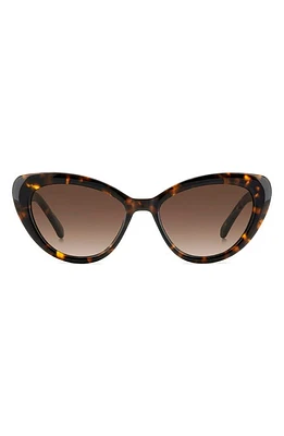 Kate Spade New York marlah's 53mm gradient cat eye sunglasses in Havana/Brown Gradient at Nordstrom