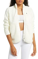 Sweaty Betty Pennine Fleece Zip Jacket Lily White at Nordstrom,